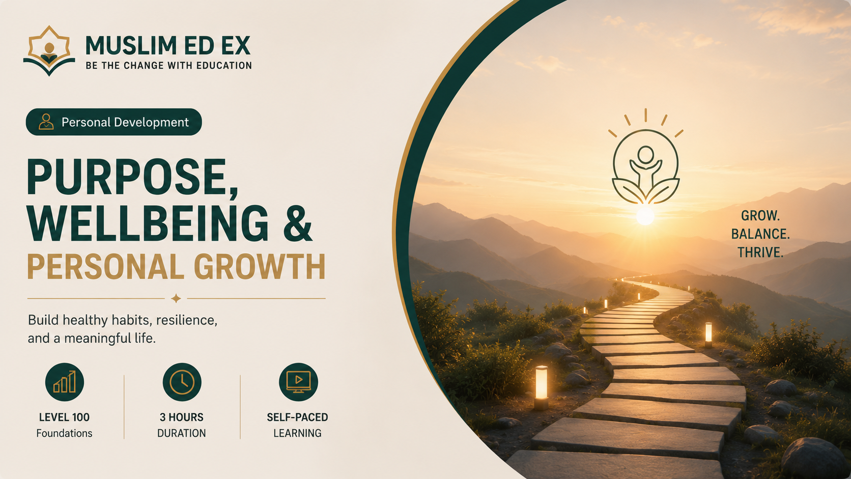 Purpose, Wellbeing & Personal Growth in Islam